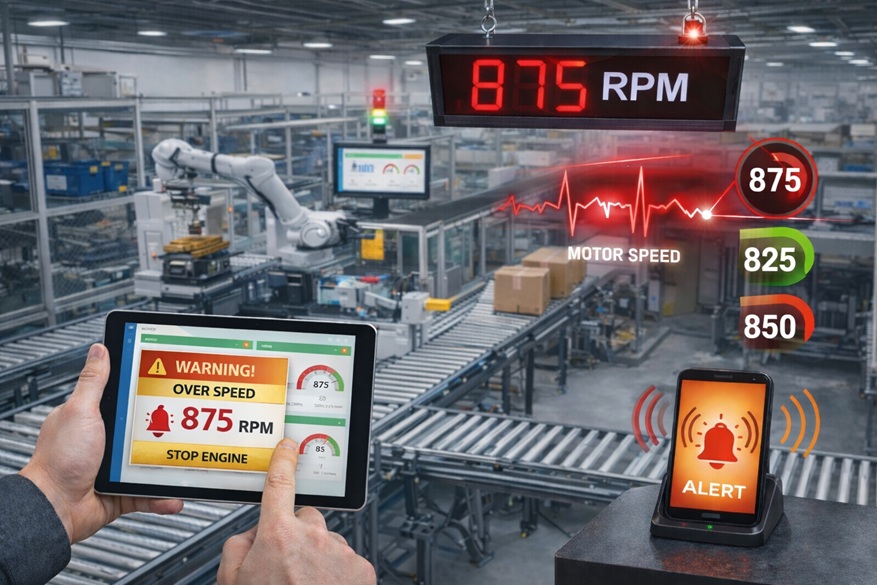 cảnh báo tốc độ động cơ